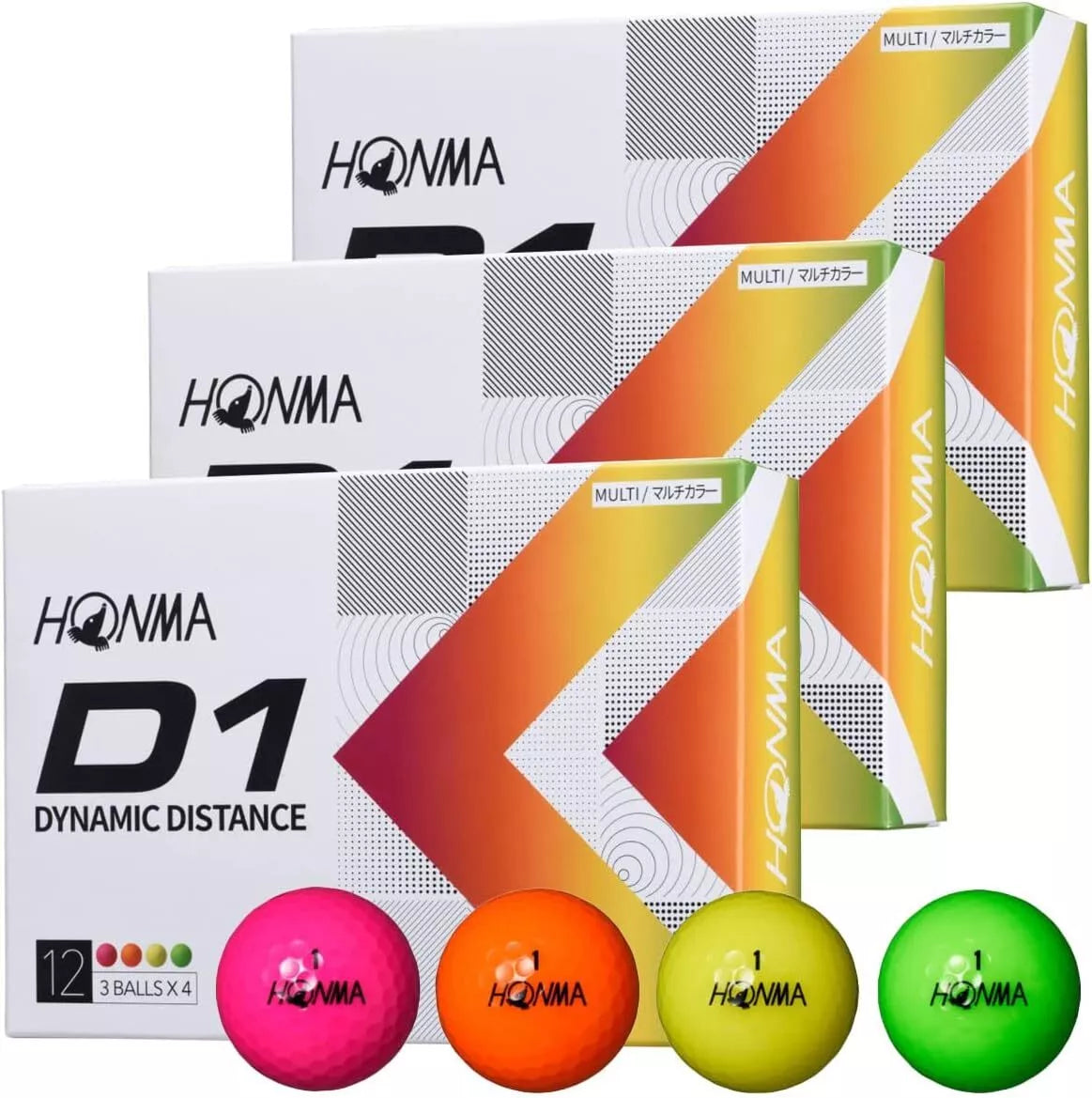 Honma D1 Golf Balls - 3 Dozen!! (36 Balls)